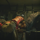 Hellboy with face palm.